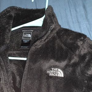 !!!Like new North face fuzzy zip up jacket!!!